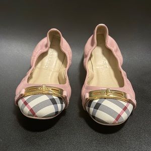 Burberry Nova Check Pattern Ballet Flats size 6.5